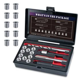 16-18-0.450 Sennmonn Smts-5/16-18-0.450 5/16-18 Sae Thread Repair Kit With Insert Hss Drill Tap Counterbore Instal