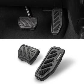 Gpbpk-01 Sheam Anti-slip Gas Pedal Brake Covers Foot Pads Kit Compatible With 2
