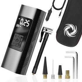 Shredding Ride 647535036304 Automatic Portable Tire Inflator Electric Pump With Power Bank And All-in-one T