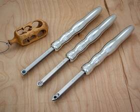 Ssr2r Simple Woodturning Tools Start Carbide Lathe Tool Set Of 3 Mini With 8 Inch Solid Aluminum Ha