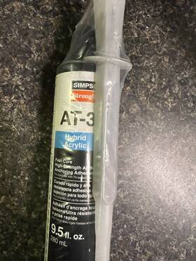 At-3g Simpson 2 Strong-tie Epoxy 9.5oz Factory Sealed
