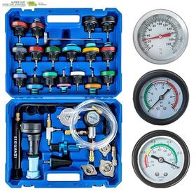 Xy0137 Sixiwanzi 34pc Coolant Pressure Tester And Vacuum Refill Kit With 25 Radiator Ad