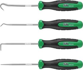Sk Sk-sh001 4 Piece Hook Pick Set Straight Offset 90 For Auto Repair
