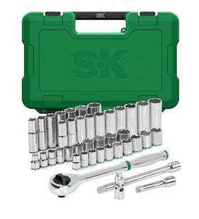Sk01482 Sk Tools 41 Piece 3/8 160p Mechanic Tool Set - 1pk