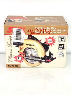 5275-05 Skil Saw 7 1/4 Inch Circular 10 Amp Vintage Open Box