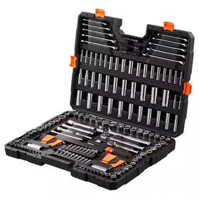 Skyshalo 313022260278 Mechanics Tool Set And Socket Metric Mechanic Kit 1/4 Inch 3/8 1/2