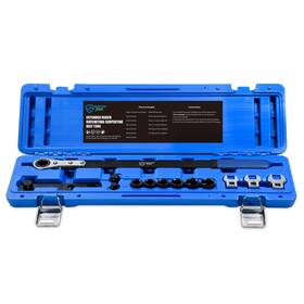 My-st162215 Smotivepro 13-piece Extended-reach Ratcheting Serpentine Belt Tool Kit With Reversible R