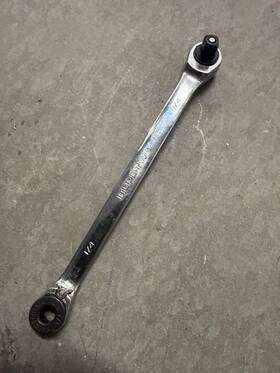 Blpbtw6 Snap-on Blue-point 6 Inch Mini Ratchet And Bit Driver Combo Wrench 1/4 Drive