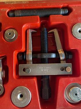 Cjs6-1 Snap-on Usa Combination Puller Set Gear Bearing Harmonic Balancer With Case