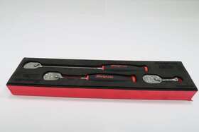 Fm103rt03br Snap-on Tools 3pc 1/4 Inch Drive Ratchet Set 0848