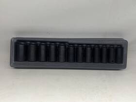 Imms270-150 Snap On 6 Point Metric Shallow Sockets 15mm-27mm 1/2 Drive Imms 270-150 12 Pc