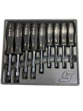 Nddm900a Snap On 9 Pc Metric Nut Driver Set 5mm Thru 13mm - Made In Usa Eh