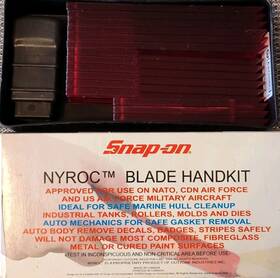 Nyz7007hd Snap-on Nyroc Mastic Blade Hand Removal Kit 16pc Complete Nos