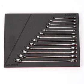 Soex01fmbr Snap-on 13 Pc 12-point Sae Flank Drive Combination Wrench Set 1/4 - 15/16 Inch