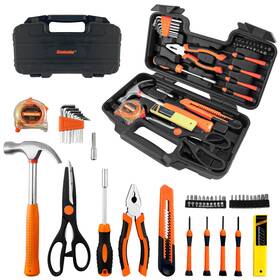 Stt-040j Solude 40-piece All Purpose Household Tool Set Portable Small Kit With Case Bas
