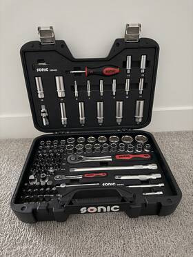309402 Sonic Tools Metric Combination Tool Set 1/4 Inch 1/2 94-pcs