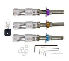Sl-266b Stainless Huk Tubular 7 Pins Tool Accessories Lock Pick Adjustable Set New