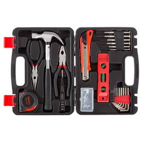 Stalwart 192664781873 Tool Kit - Set With Carrying Case Includes Essential Steel Hand Tools