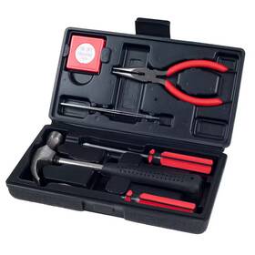 Stalwart 313092699657 Multipurpose Car And Office Black Tool Kit 7-piece