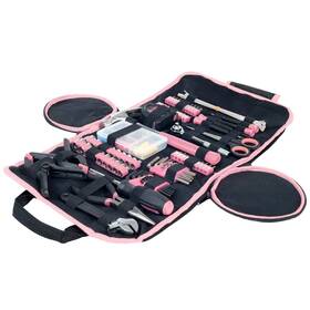 M550083 Stalwart Ladies Kit 86 Pc Tool Set Hammer Pliers Screwdrivers Hex Wrench Clamps Pink