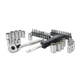 Stanley 076174748604 1/4 Inch Drive Sae/metric Mechanics Tool Set 41-piece With Case