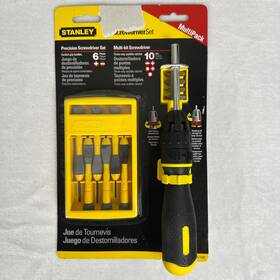 Stanley 076174901900 16-piece Screwdriver Set Precision Multi-bit Ratcheting Kit