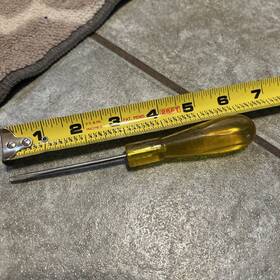 66-113 Stanley Screwdriver 1/8 Inch X 3 Round Shank Slotted Cabinet Tip