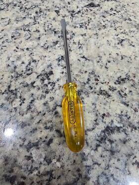 66-268 Stanley Vintage 12-1/2 Inch Long Flatblade Screwdriver Usa
