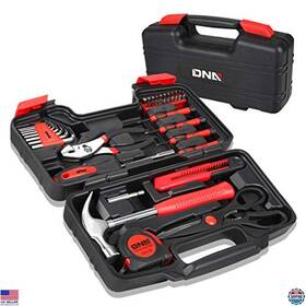 B084tq189c Stanley 39-piece Household Tool Set With Storage Case For Home Garage Office Dorm Red