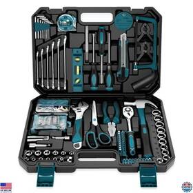 B09nyhxt7g Stanley 257-piece Home Tool Kit - Complete Repair Set With Wrenches Sockets And Case