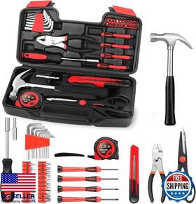 B0cqv5wck8 Stanley 39-piece Tool Set With Toolbox - Essential Hand Tools For Home Office Repairs