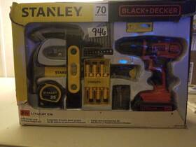 Bdpksbd89c Stanley Black Decker And 66 Piece Tool Set-kit Drill-driver 20v With Bag