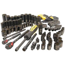 Fmmt71663 Stanley Fatmax 141 Pc Matte Black Chrome Mechanics Tool Socket Set Sae/metric