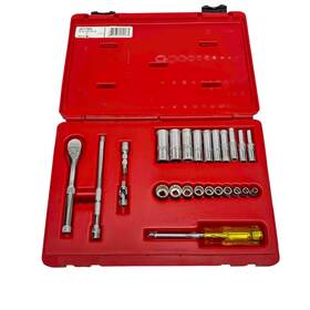 J47118xl Stanley Proto 25-piece 1/4-inch 12 Pt. Combination Socket Set