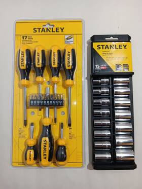Stht60127 Stanley Tools 15 Piece Socket Set And 17 Screwdriver