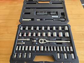 Stmt71787 Stanley Tools Complete 65 Pc. Socket Set With Case Used
