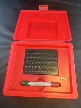 0.011-0.060 Starrett S4000-060 Pin Gage Set Inch Missing 5 Pieces S/n 030154