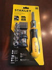 Stht66507 Stanley Piece Ratcheting Screwdriver Set New 076174665079