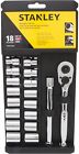 Stmt74862 Stanley 18pc 3-8in Dr 076174748628