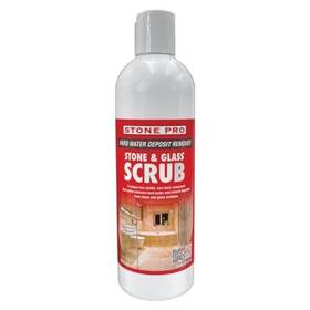 Stone Pro 850016430366 And Glass Scrub Hard Water Stain Remover Remove Spots On Natural Sto
