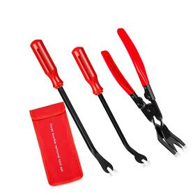 Strendier 764909889387 3 Pcs Clip Removal Tool Pliers Fastener Remover Car Trim Rivet P