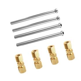 Li-2506 Strendier 3/16 Brake Line Fittings Kit Stainless Steels Union Inclu