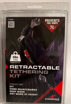 11401 Stronghold By Psg Retractable Tethering Kit 5lbs Max #11401