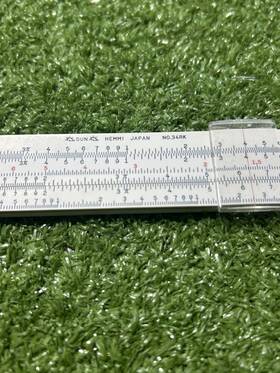 No.34rk Sun Hemmi 34rk Mint Vintage 6 Inch Slide Rule Leather Case - Japan