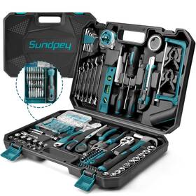 Sundpey 600821061626 Home Tool Kit 257-pcs - Household Basic Repair Set For Men Women