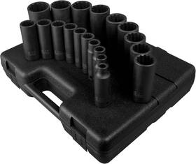 Sunex Tools Sun2820 2820 1/2 Inch Drive 12-point Sae Deep Impact Socket Set 19 Piece