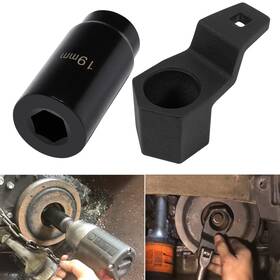 Sunluway 427046759342 19 Mm Harmonic Balancer Socket And 50mm Crankshaft Crank Pulley Wrench Holder F
