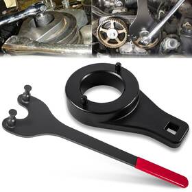 W89208 Sunluway Tkm For Toyota 3.4l V6 Engine Crankshaft Damper Pulley Holding Tool &