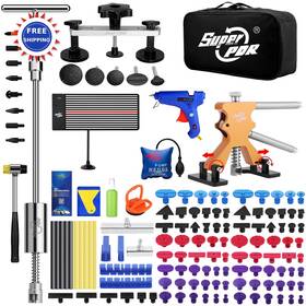 Spdr-61 Super Pdr Paintless Dent Repair Kit 148pcs Puller Led Light Board Car