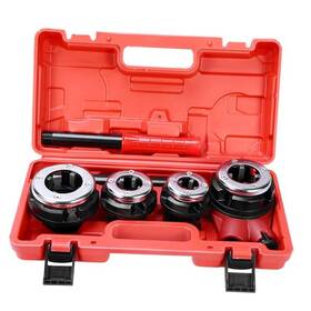 Lkwj-01 Suprwin Pipe Threader Kit Manual Plumber Threading Set Ratcheting